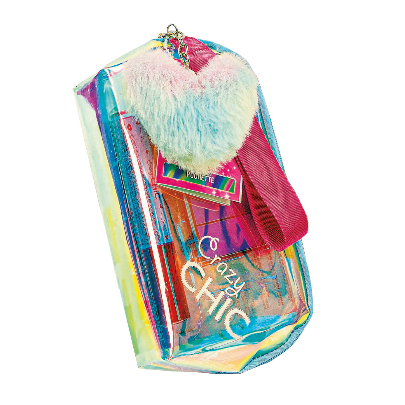 Clementoni crazy chic make-up bag heart with make-up