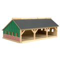 Kids globe agricultural shed 3-compartment small, 1:87