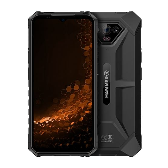 myPhone HAMMER Iron V Okostelefon 6.5" 6GB/64GB Dual SIM Fekete