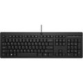 HP 125 USB Wired Keyboard klávesnica Čierna (125 Wired Keyboard - Swedish)