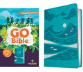 NLT Go Bible for Kids (Leatherlike, Teal Ocean): A Life-Changing Bible for Kids - Imitation Leather
