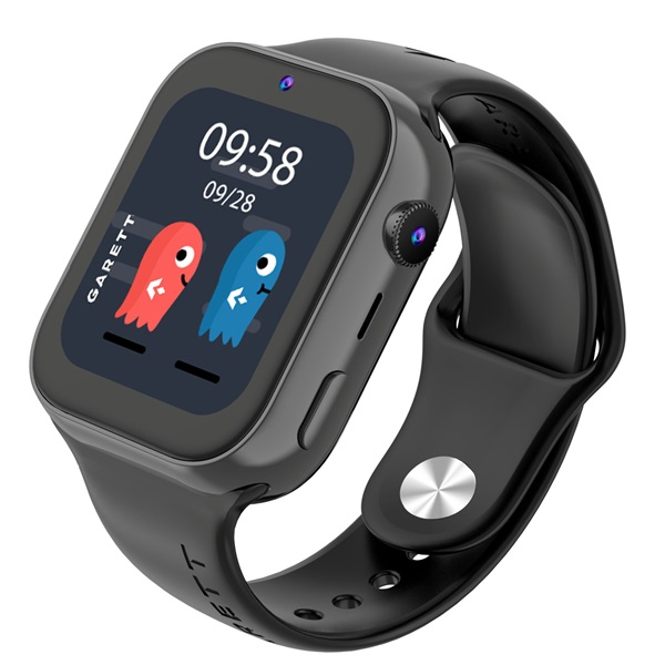 Garett Electronics Kids Twin 2 4G Детски смарт часовник, черен (TWIN_2_4G_BLK)