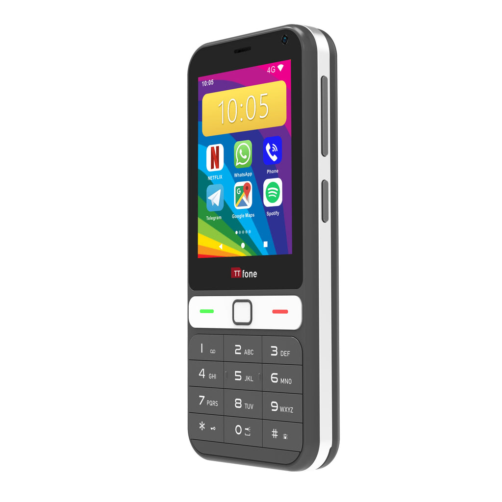 TTfone TT280 – WhatsApp 4G Phone, WhatsApp keypad phone, WhatsApp video call phone, compatible with Three SIM
