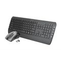Set tastatura + mouse wireless Tecla-2, Trust, Negru (tr24382)