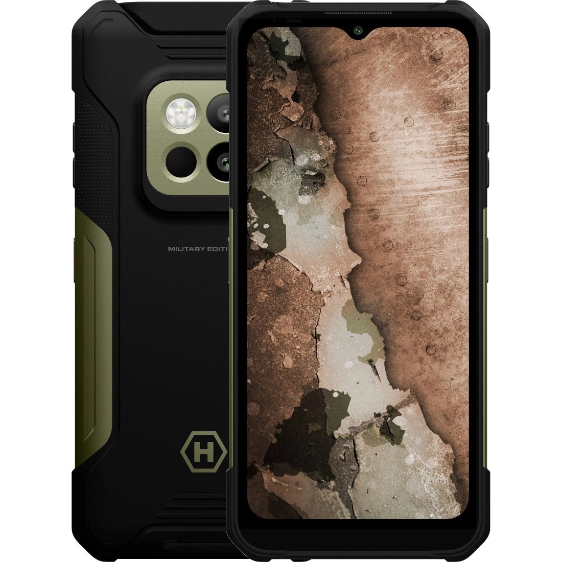 HAMMER Construction 2 Thermal Military Edition 6,58" 5G 8/256GB DualSIM okostelefon - zöld