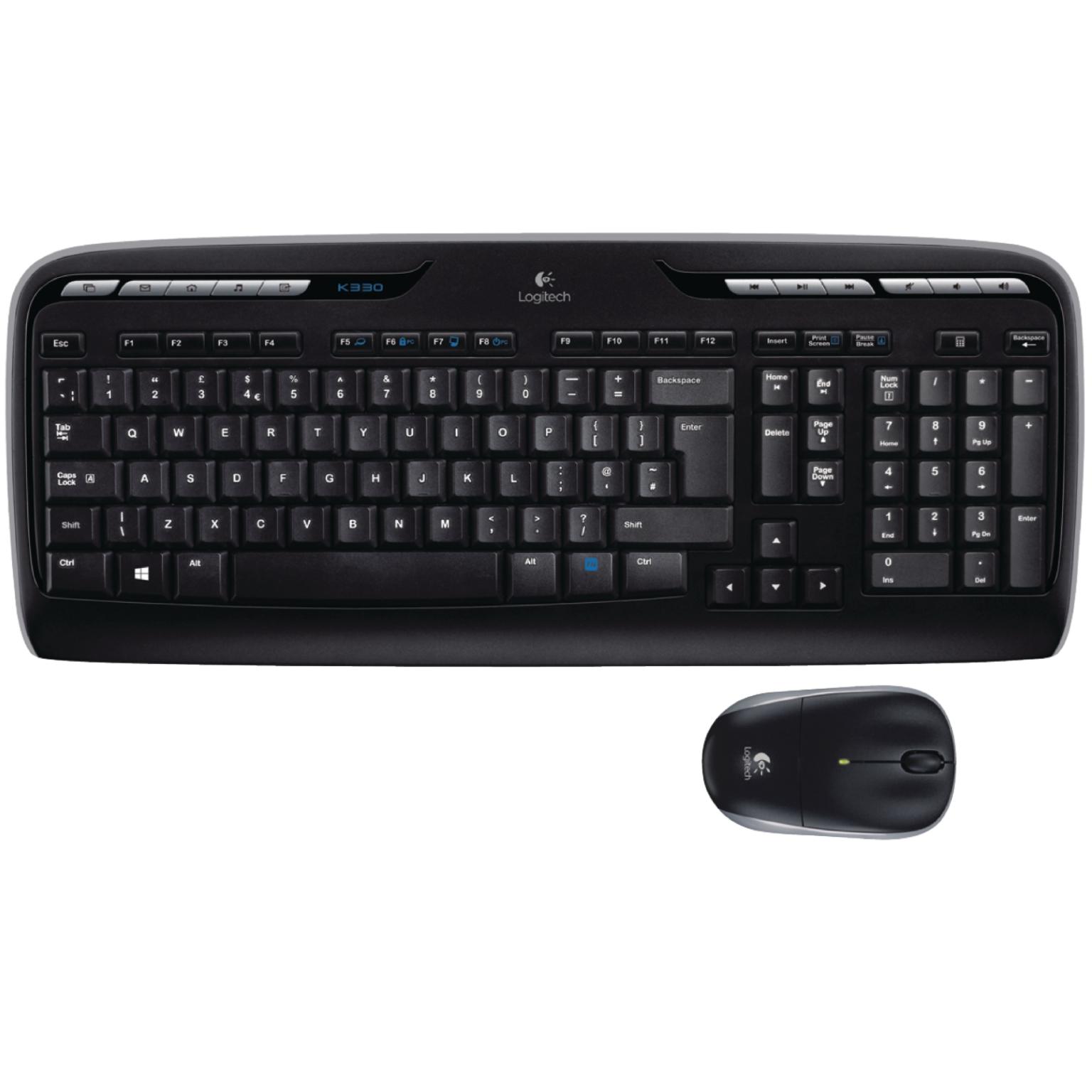 Wireless keyboard with mouse - Logitech