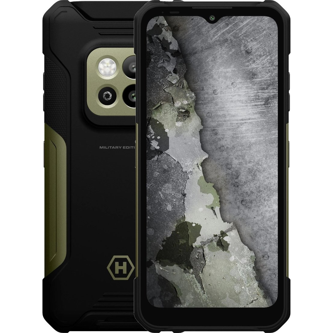 HAMMER Construction 2 Military Edition 6,58" 5G 6/128GB DualSIM okostelefon - zöld