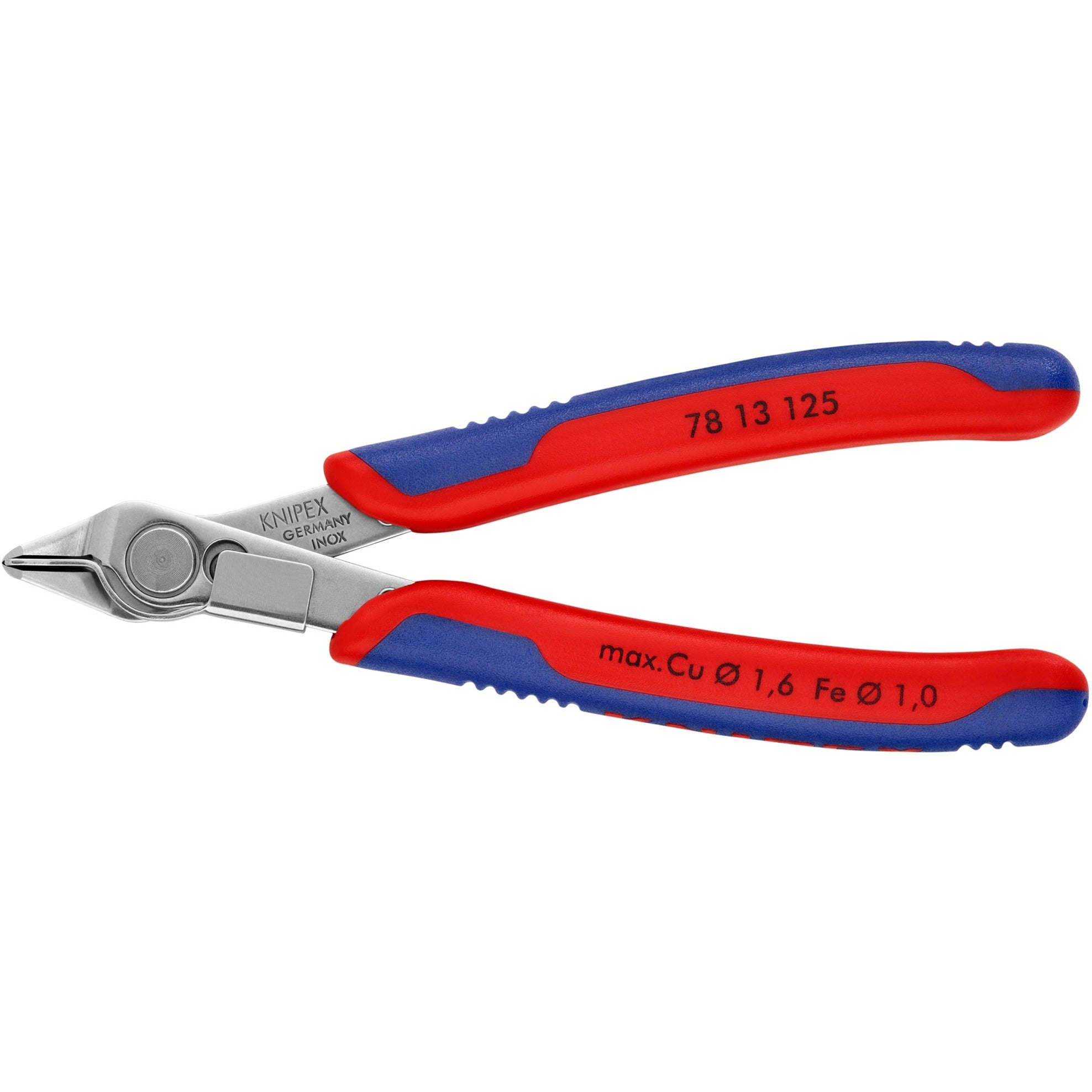 Knipex Electronic Super Knips 78 13 125 Electronics Pliers (Red Blue)