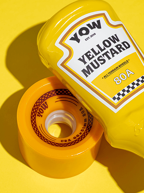 Rodas Yow Ura MUSTARD 66mmx51mm shr 80a Pack-1