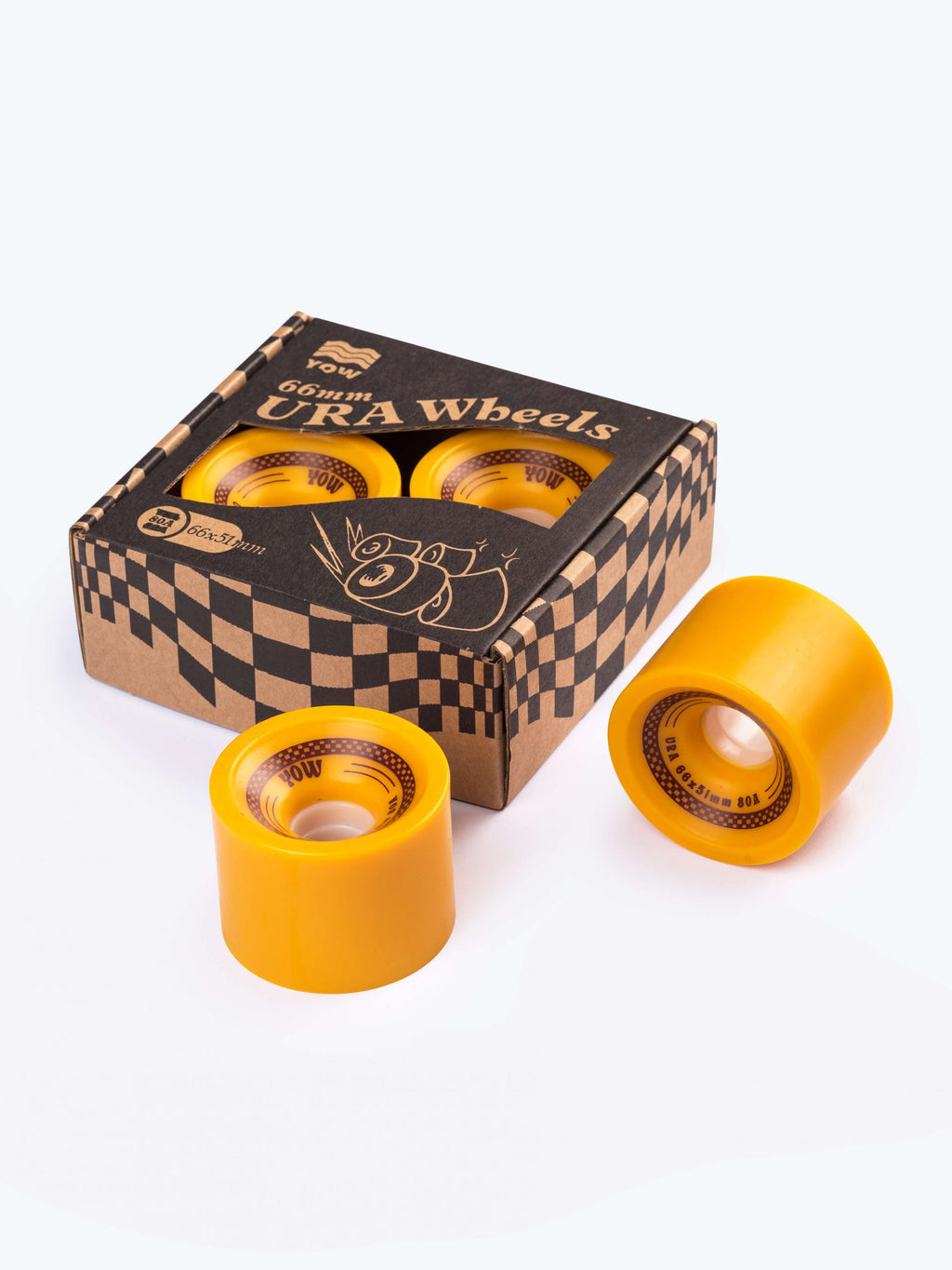 Rodas Yow Ura MUSTARD 66mmx51mm shr 80a Pack-0