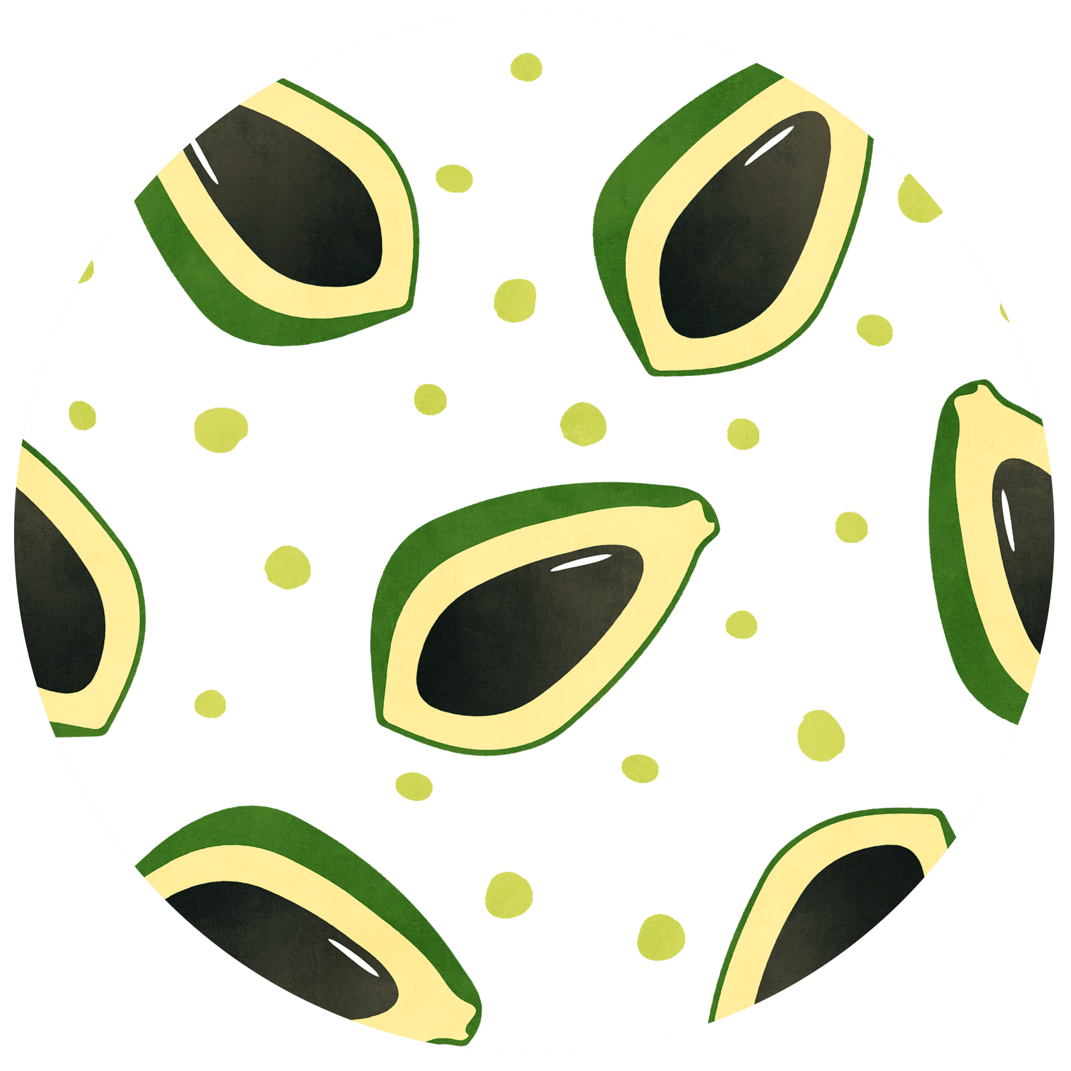 Pencil Case Long Avocado