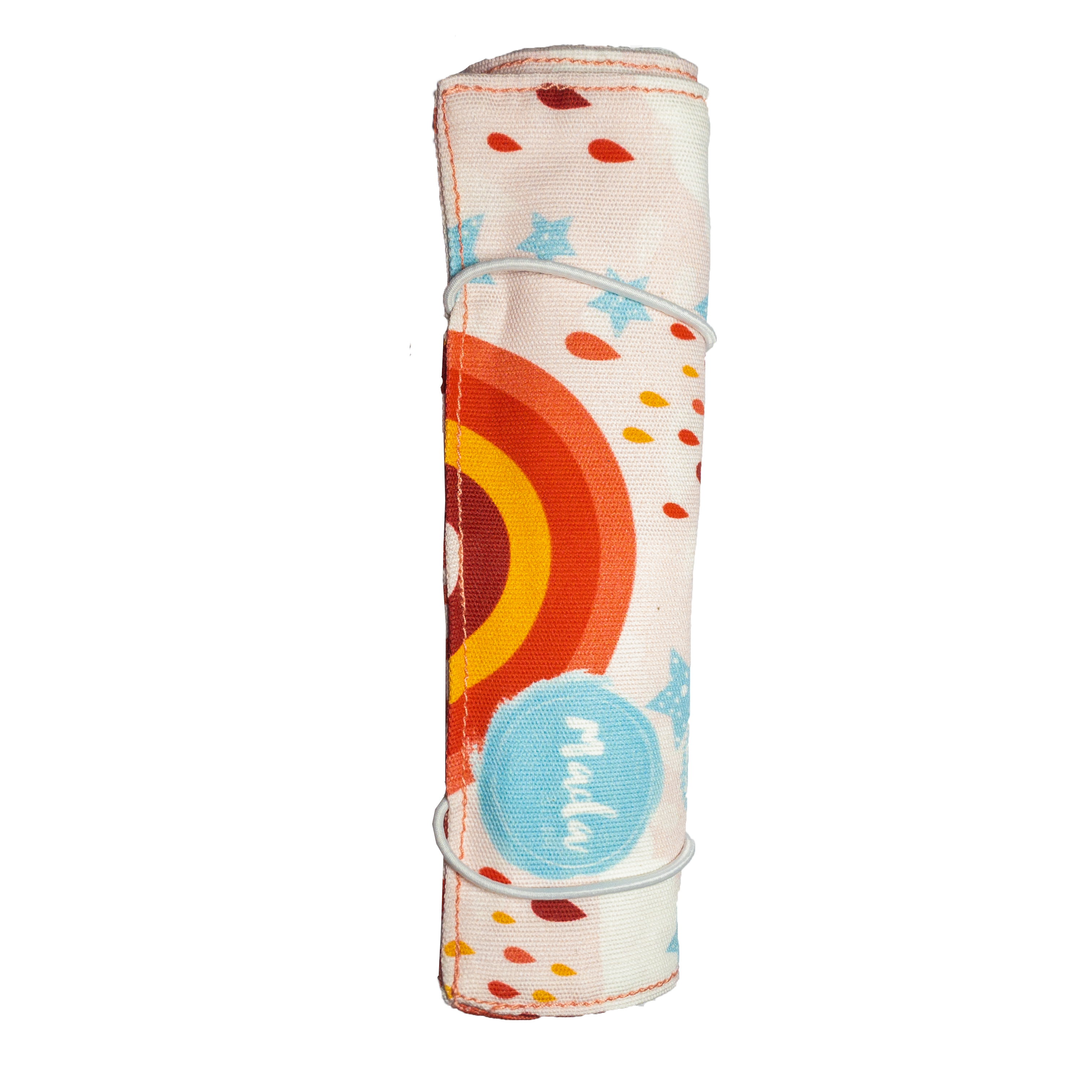 Pink Rainbow Long Pencil Case