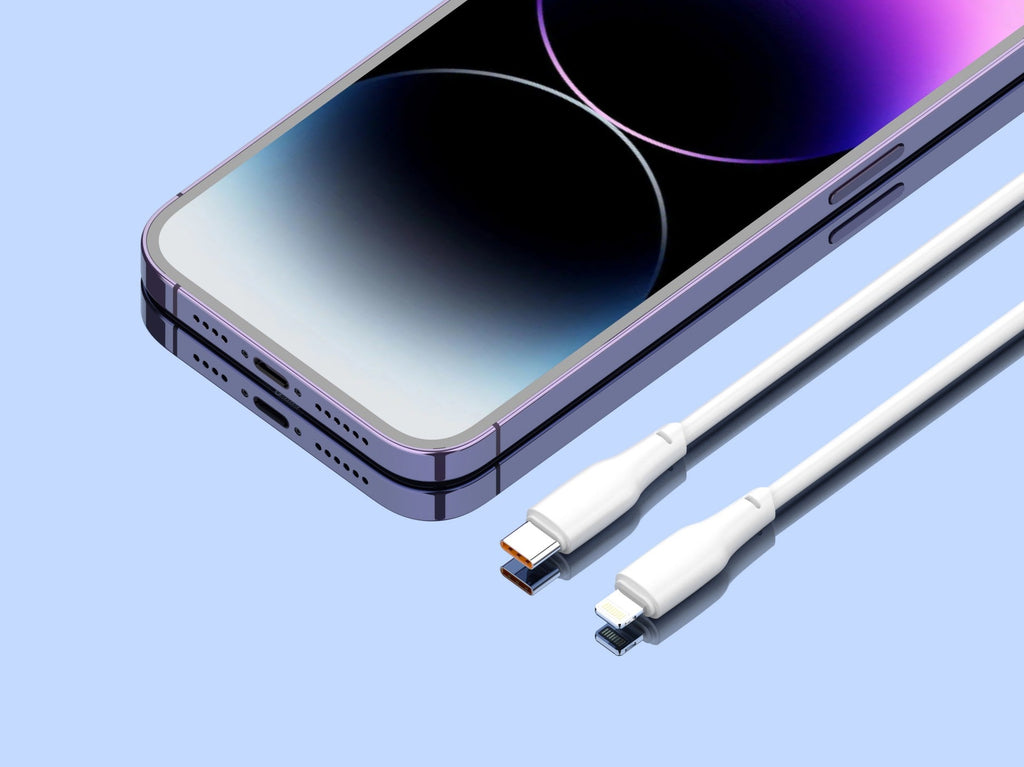 Techancy Cabo De Dados Pd 30w Branco 1m, TB1791, Usb C-Ipx/11/12-14 De Alta Potência, Compatível Com Tablet E Telemóvel-3