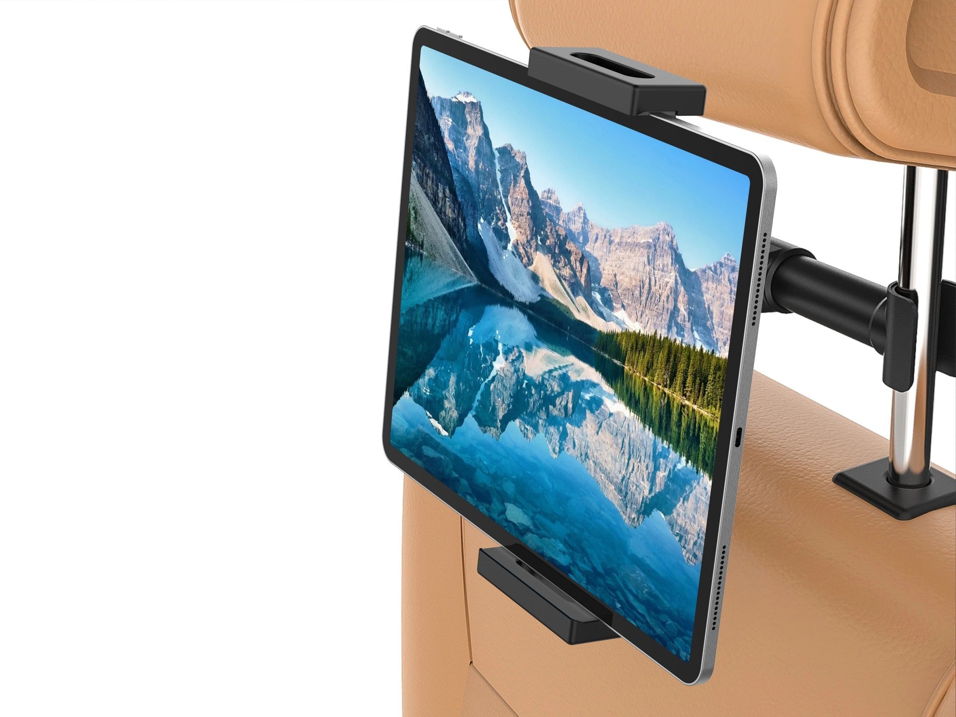 Techancy Suporte Universal Para Tablets  TI2289, Vista Giratória De 360° Para Dispositivos De 4,7 - 12,9 Polegadas, Preto