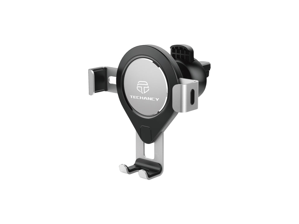 Suporte Para Telemóvel Para Automóvel Cinzento Ti2197, Rotação De 360 Graus Para Telemóveis De 4,7-7,2 Polegadas