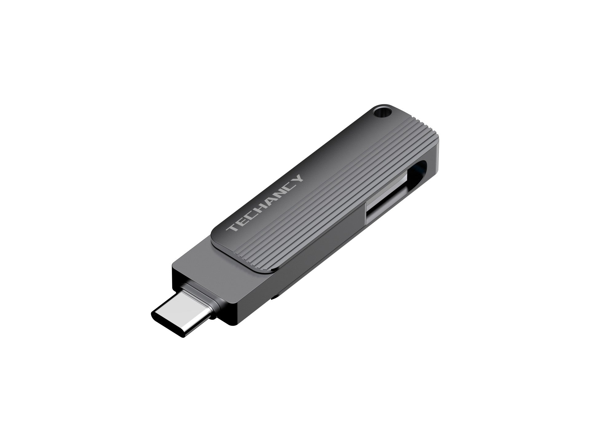 Techancy Unidade Flash Usb3.2 De Alta Velocidade LB2904, 256 GB, Conetor 2 Em 1 Tipo C E Usb-A, Compatível Com Pc/Móvel/Mac