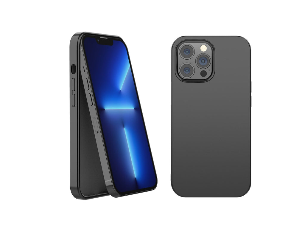Capa para telemóvel Techancy New TPU Preto, KX5601, com proteção para a lente da câmara, compatível com iPhone 13 Pro Max-0