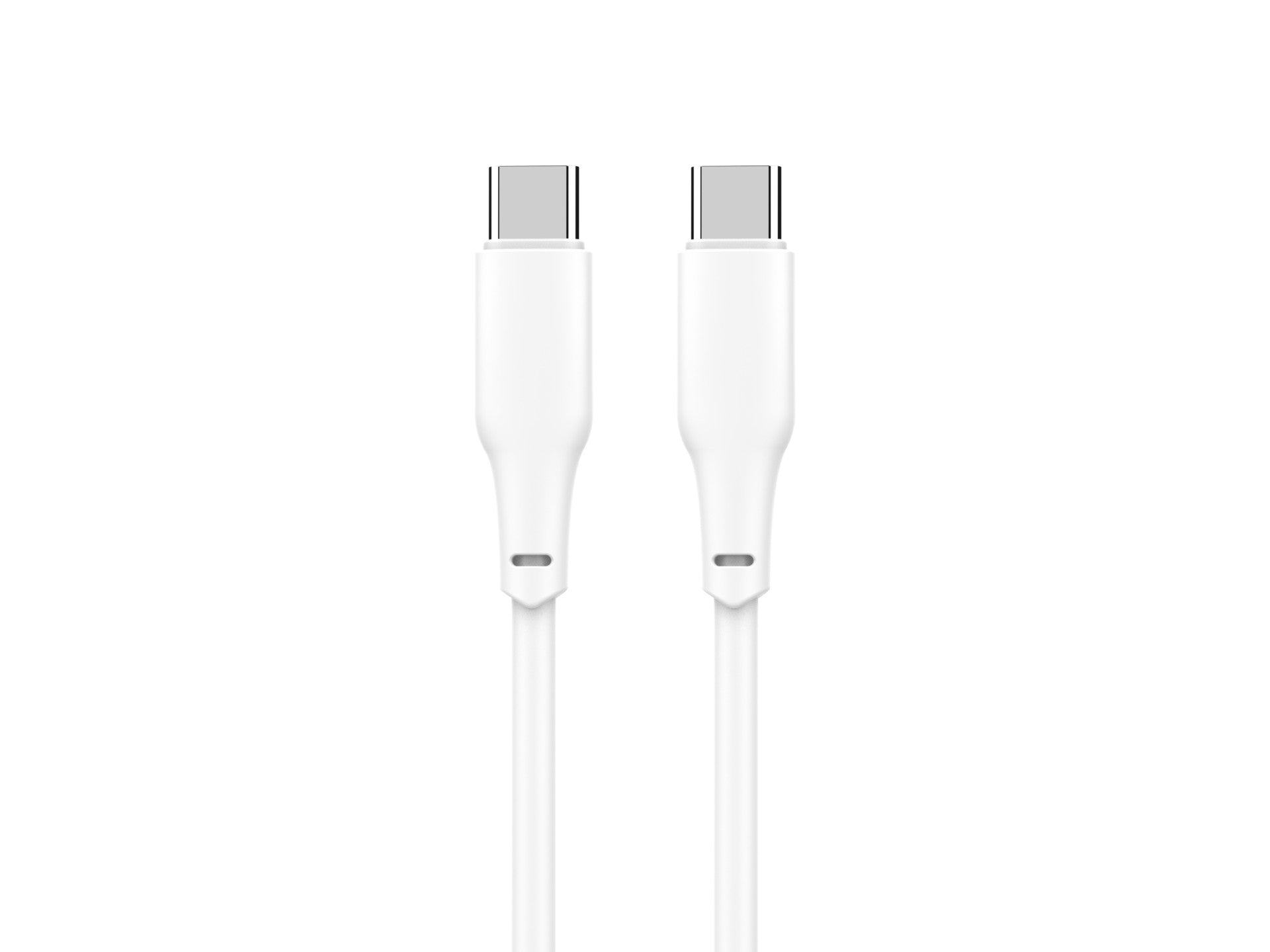 Techancy Cabo De Dados Pd 100w Branco 1m TB1791, Usb C-Usbc De Alta Potência, Compatível Com Computadores Portáteis