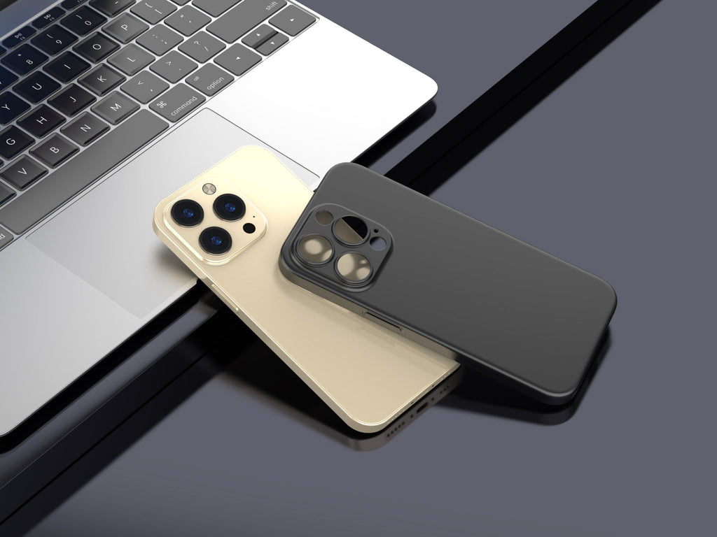 Techancy Capa Para Telemóvel Ultra Fina Preta KX5604, Compatível Com O Telemóvel Iphone 14, Material Pp De 0,5 Mm.-1