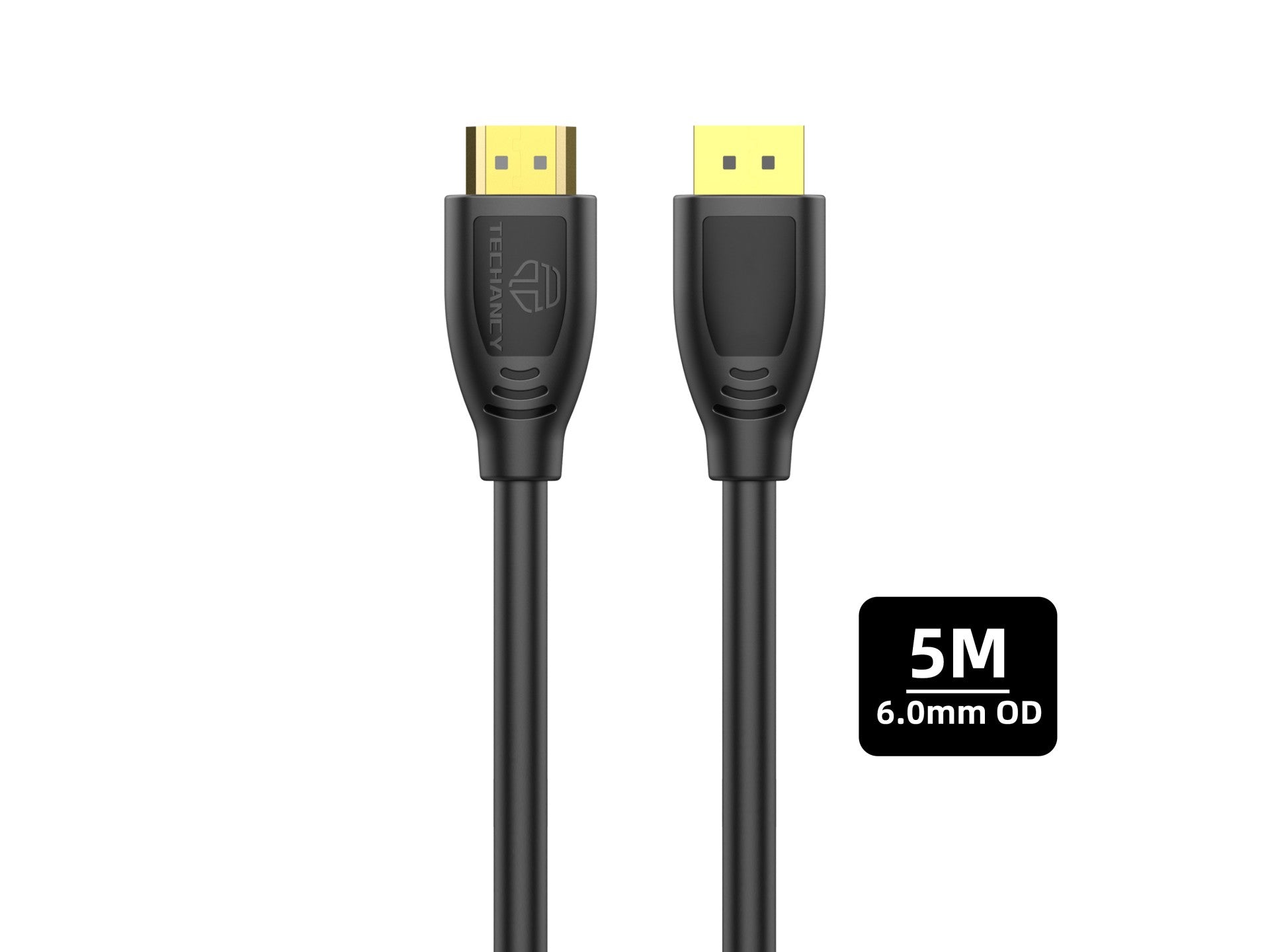 Techancy Cabo Hdtv De Alta Velocidade  TL7265,5m, Ecrã Hd 1080p Para Televisores, Computadores, Projectores E Consolas-0