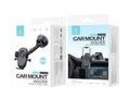 Suporte adesivo para telemóvel para carro Techancy, TI2277, interruptor de um toque, preto