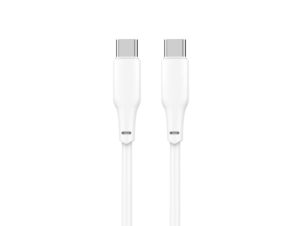 Techancy Cabo De Dados Pd 100w Branco 1m TB1791, Usb C-Usbc De Alta Potência, Compatível Com Computadores Portáteis-0