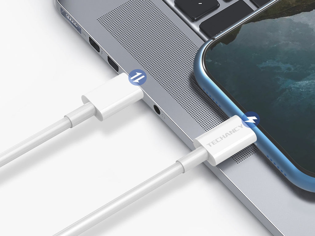 Techancy Cabo De Dados De Carregamento Rápido Pd De 18 W 1,2 M TB1680, Porta Usb C-Ip8/X/11-14, Compatível Com Iphone, Ipad-3