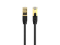 Cabo de rede Techancy CAT-6, KF5231, conector banhado a ouro RJ45, 3 metros, preto