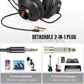 Wired Studio Monitor Headphones for Recording