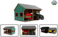 Kids Globe farm shed for 2 vehicles
